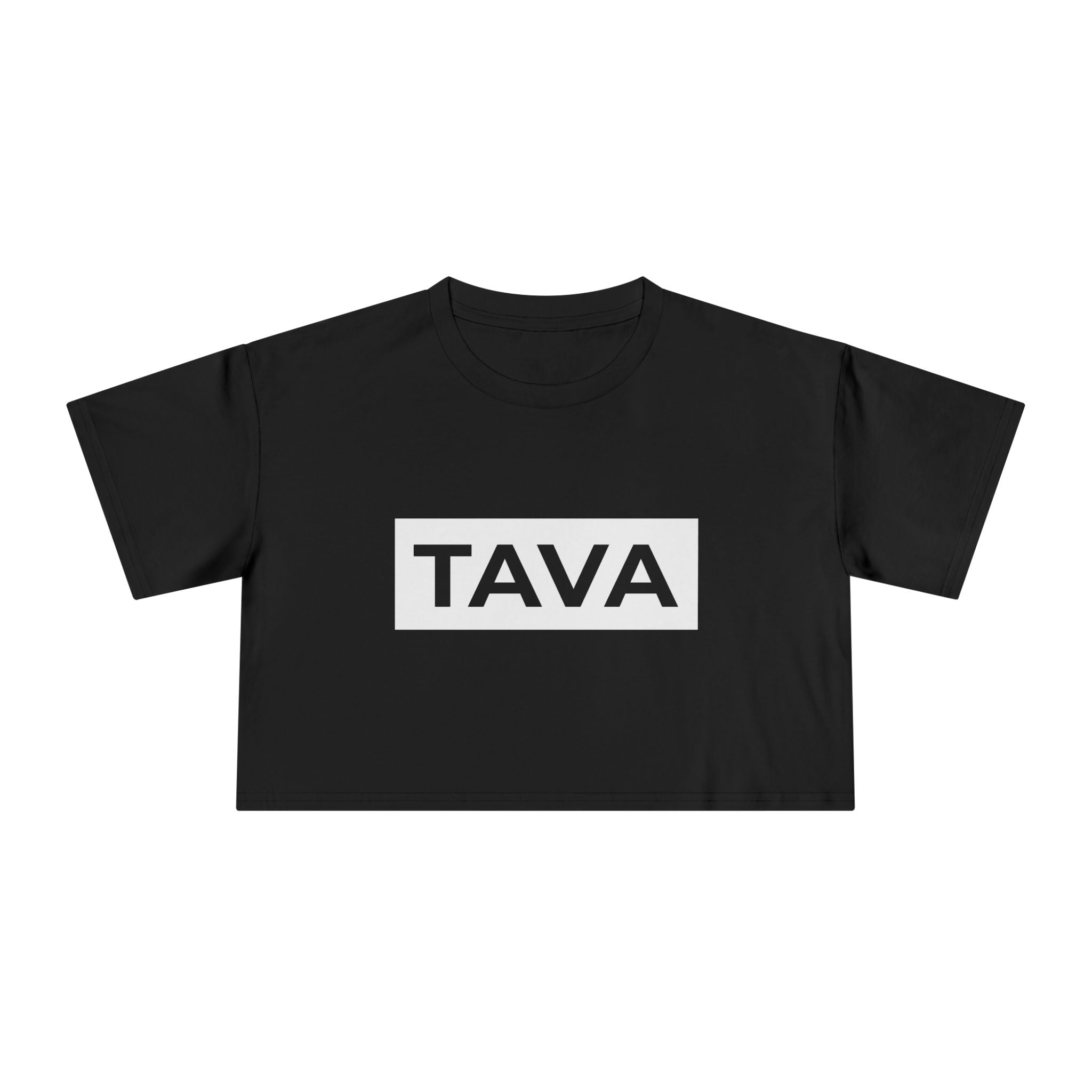 Women's Block Logo Crop Tee (4 Colors)