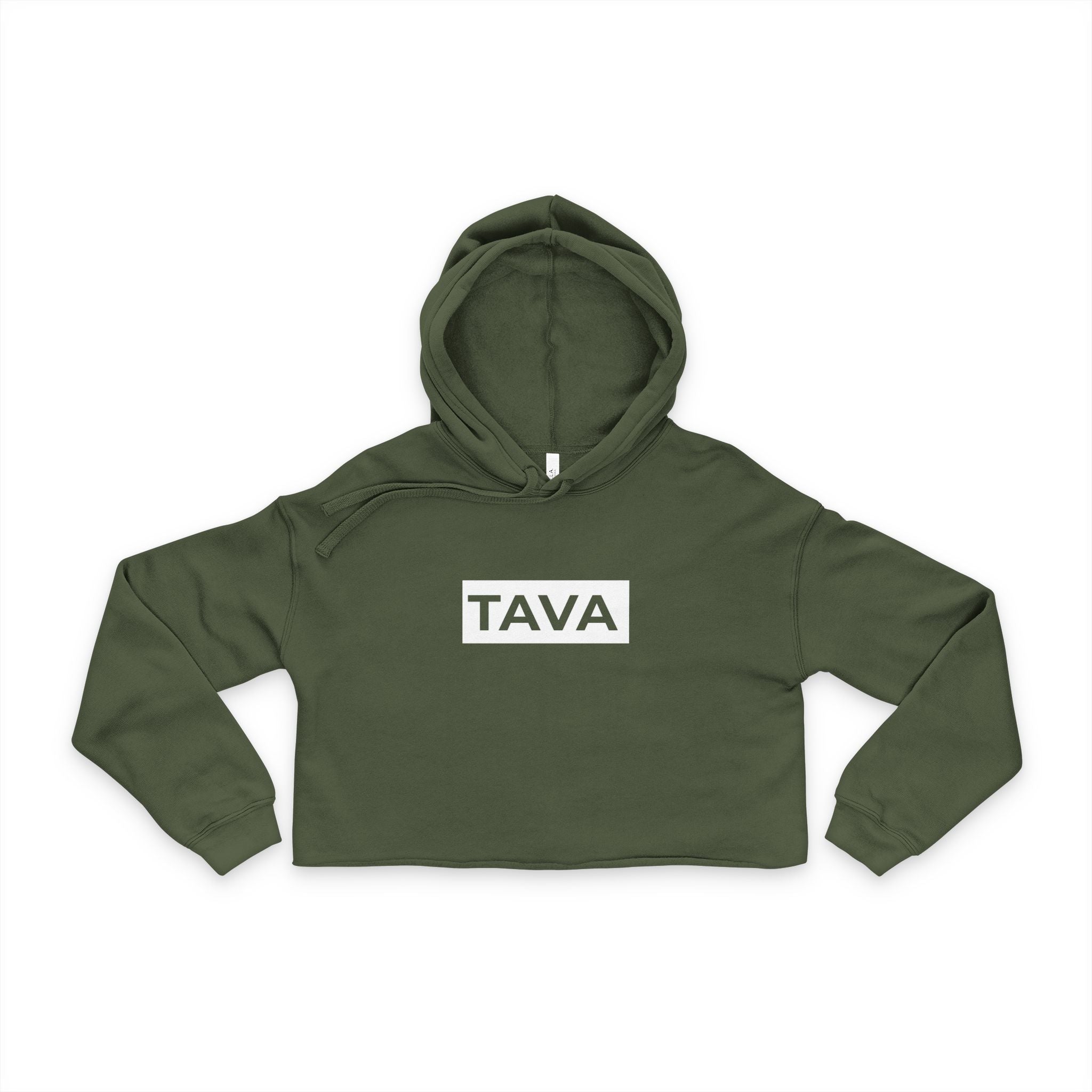 Women's Crop Hoodie - Block Logo (3 Colors)